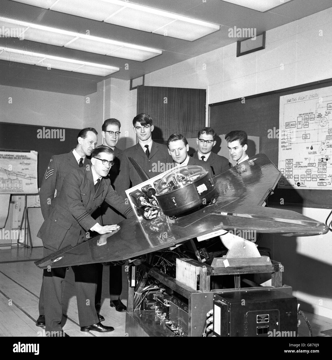 Collège militaire - RAF - Cranwell, Lincolnshire Banque D'Images