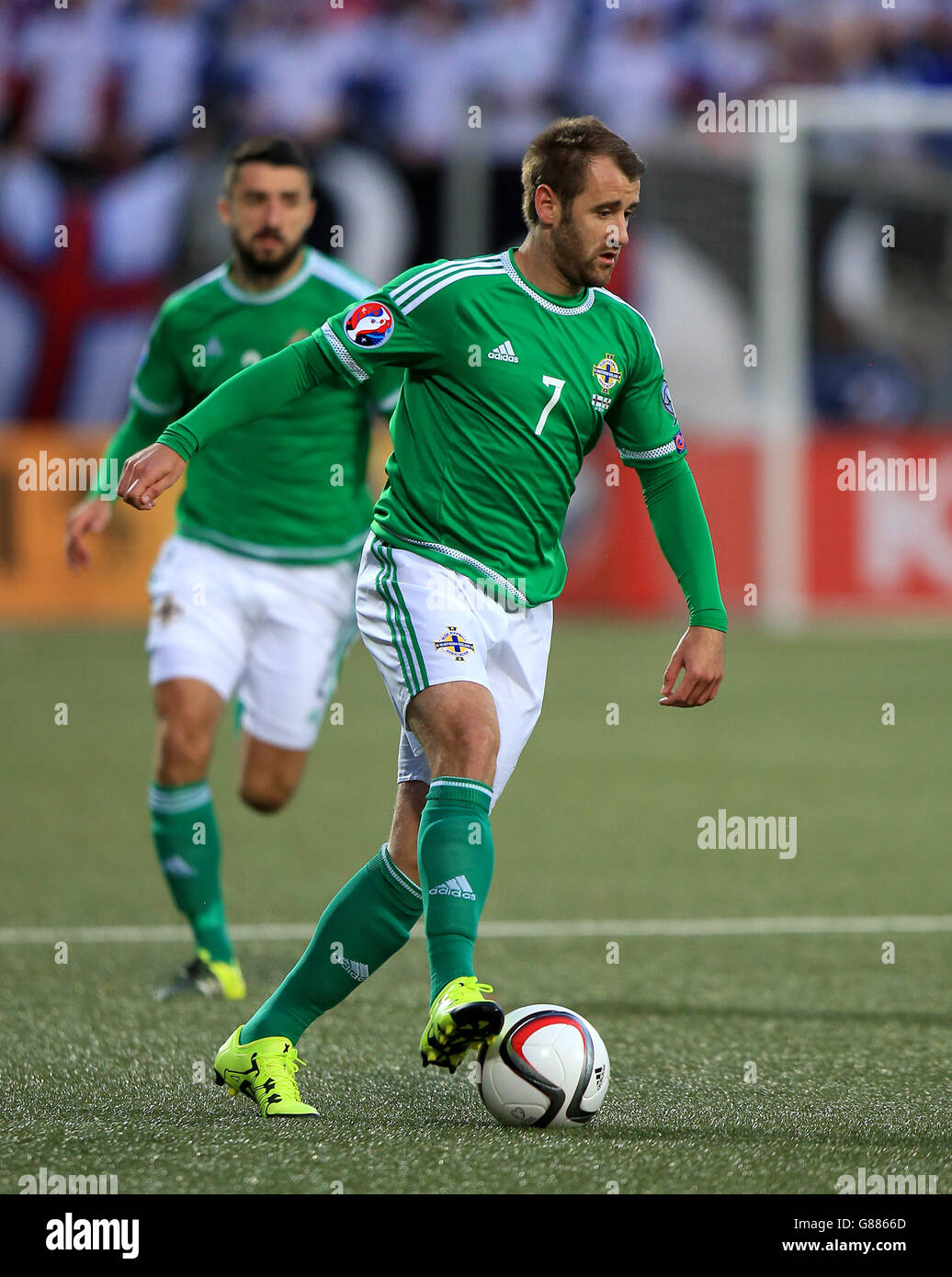 Football - UEFA Euro 2016 - Qualifications - Groupe F - îles Féroé Irlande du Nord - Torsvollur v Banque D'Images