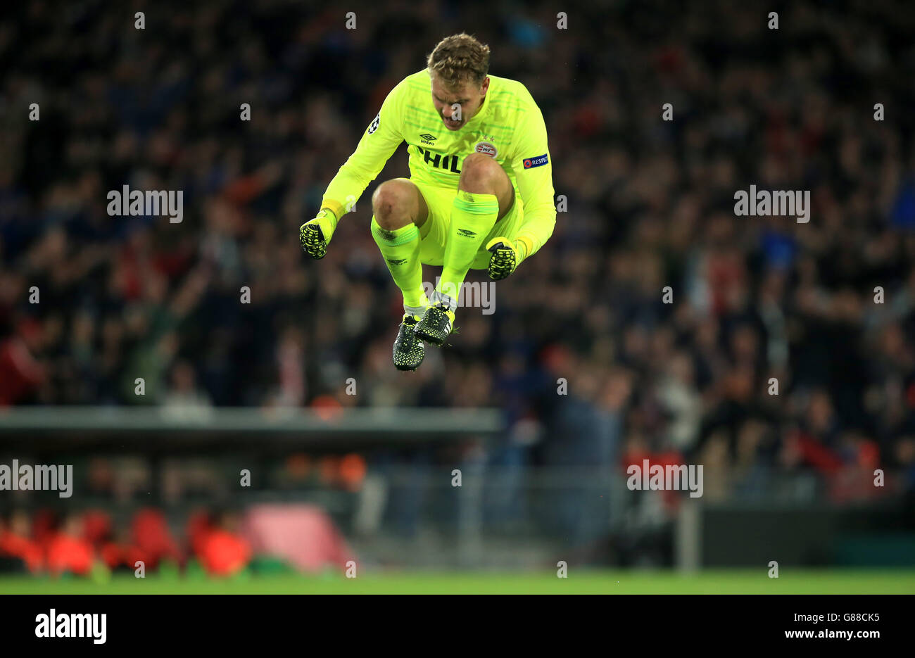 Football - Ligue des Champions - Groupe B - PSV Eindhoven v Manchester United - Philips Stadion Banque D'Images