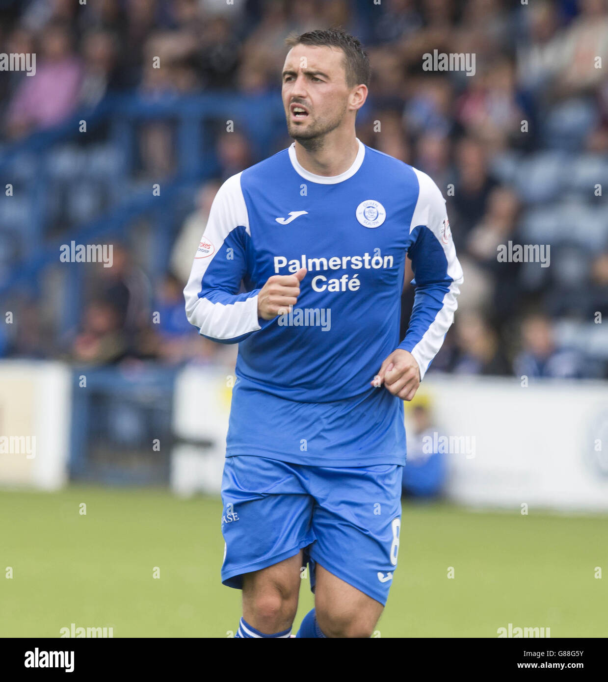 Football - Championnat écossais Ladbrokes - Queen of the South v Rangers - Palmerston Park.Reine du Sud, Mark Millar Banque D'Images