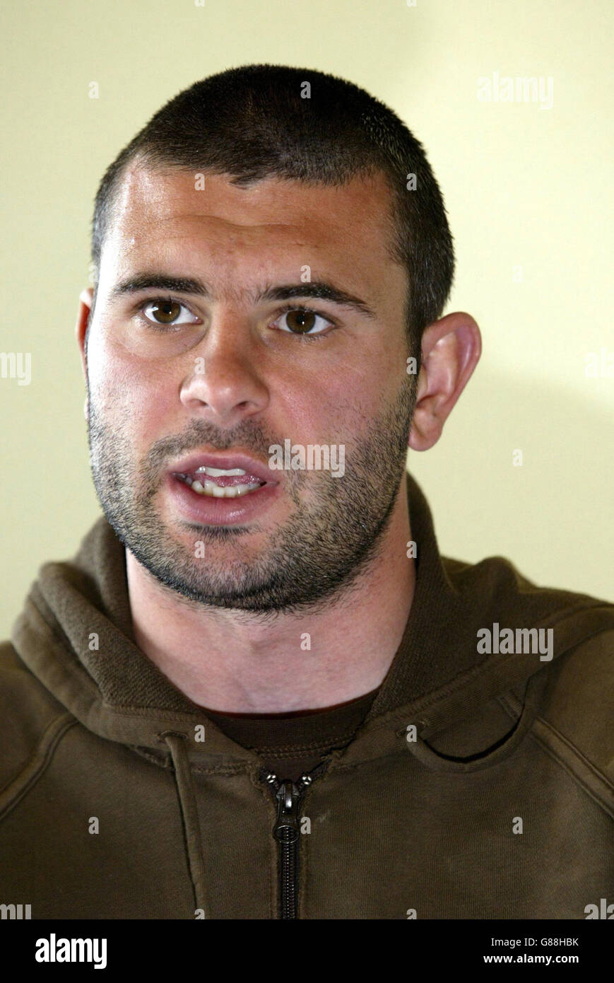 West Bromwich Albion défenseur Paul Robinson avant le match de Barclays Premiership de dimanche contre Portsmouth. WBA doivent gagner tout en espérant que Norwich City, Crystal Palace et Southampton perdent ou dessinent leurs matchs. Banque D'Images