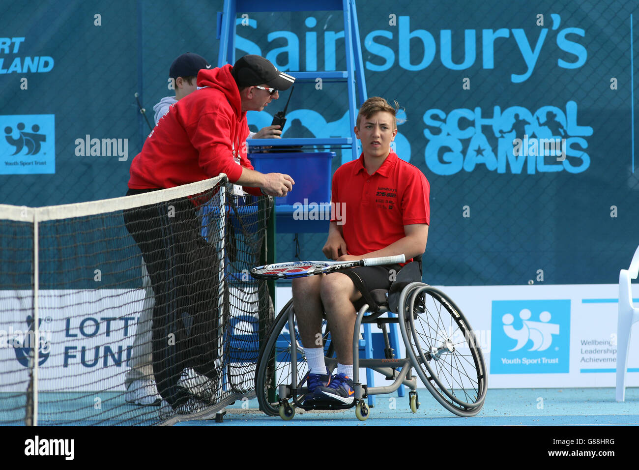 Sport - Sainsbury's 2015 Jeux de l'école - Jour 4 - Manchester Banque D'Images