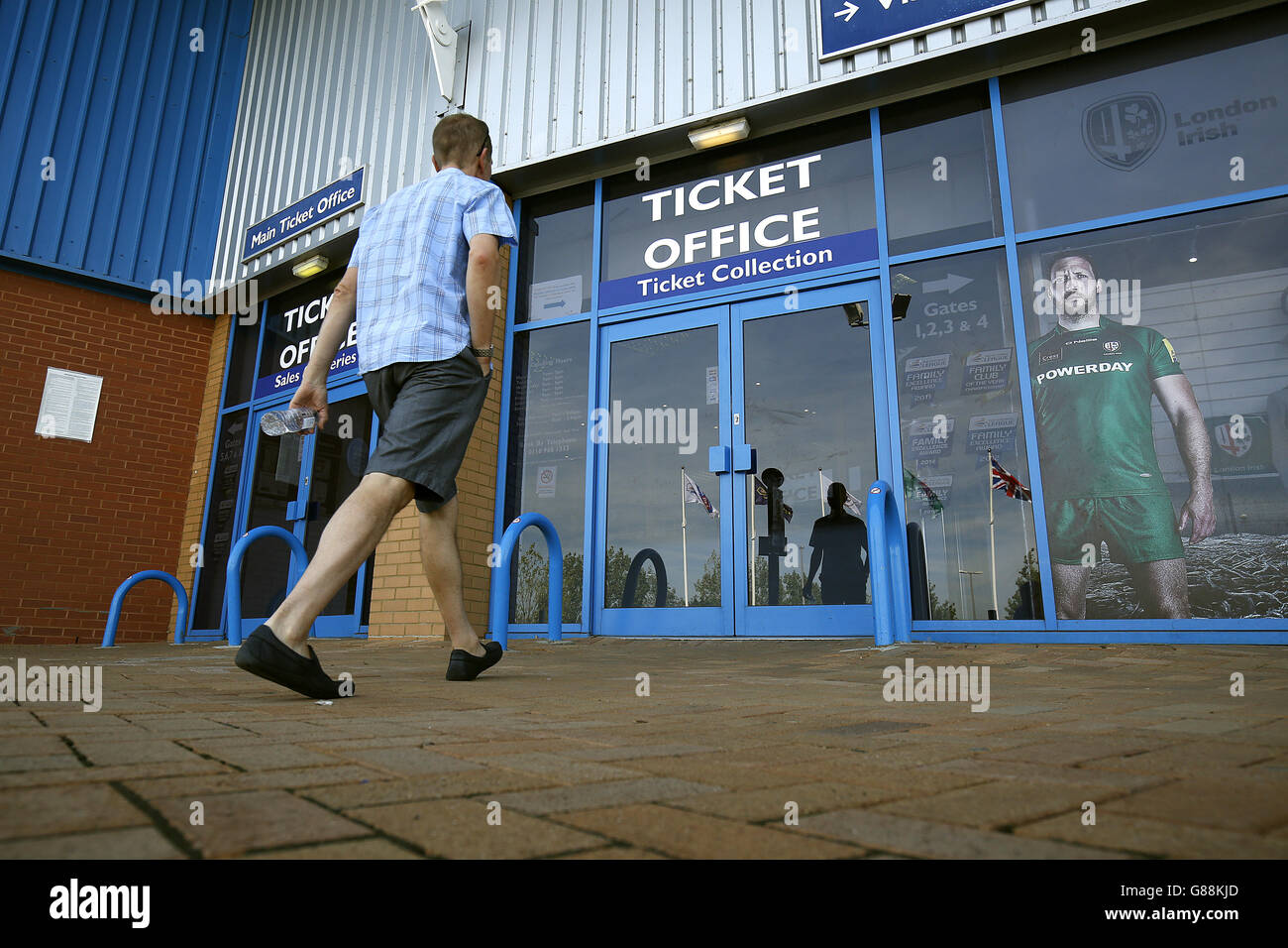 Football - Championnat de pari de ciel - lecture v Milton Keynes dons - Madejski Stadium.Vue générale de la billetterie du stade Madejski, stade de Reading Banque D'Images