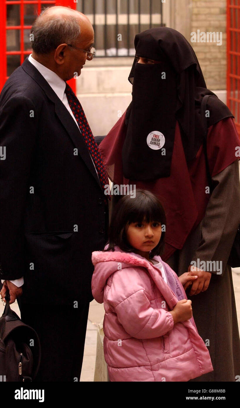 Babar Ahmad Extradition - Tribunal de première instance de Bow Street Banque D'Images