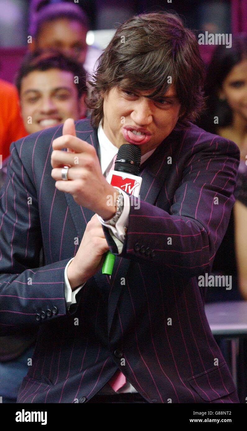 MTV's TRL - Total Request Live - Leicester Square Banque D'Images