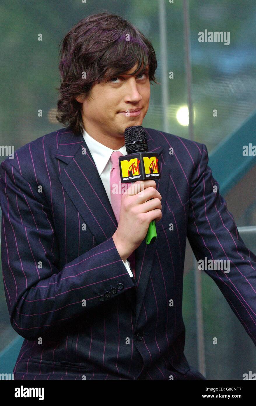 MTV's TRL - Total Request Live - Leicester Square Banque D'Images