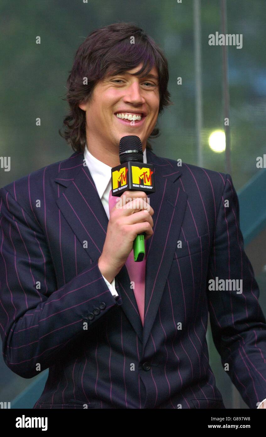 MTV's TRL - Total Request Live - Leicester Square Banque D'Images