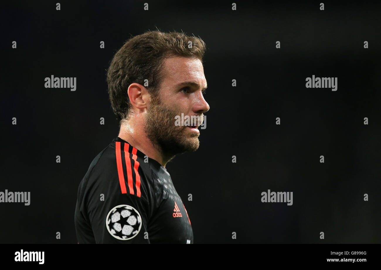 Football - UEFA Champions League - Groupe B - PSV Eindhoven / Manchester United - Philips Stadion. Juan Mata, Manchester United Banque D'Images