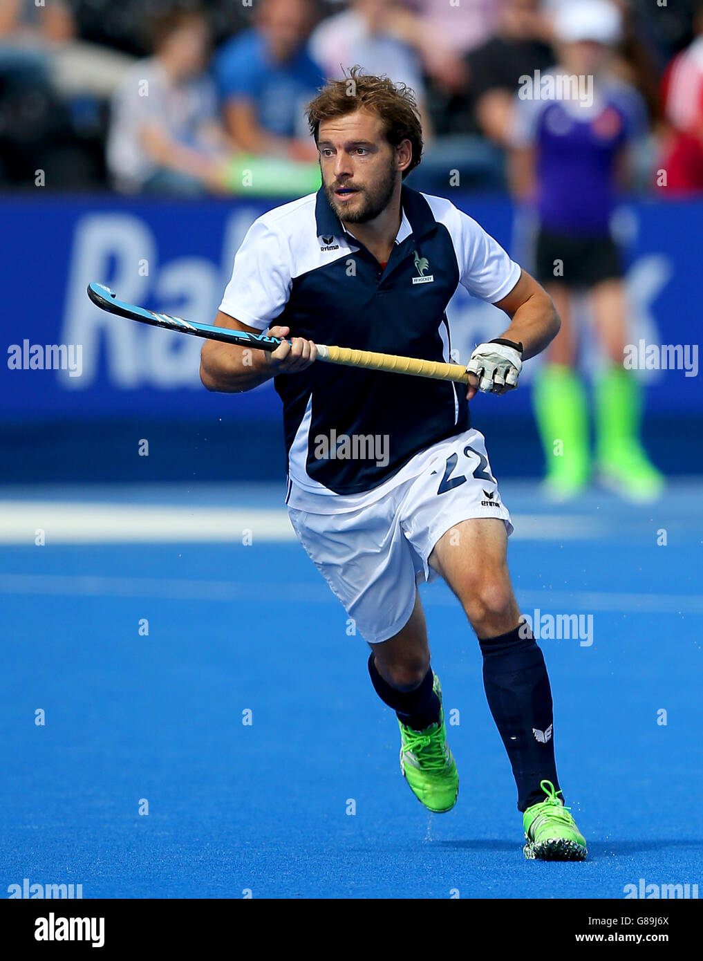 2015 Euro Hockey Unibet championnats de hockey - Bassin C - Espagne/France - Lee Valley Hockey et Tennis Center Banque D'Images