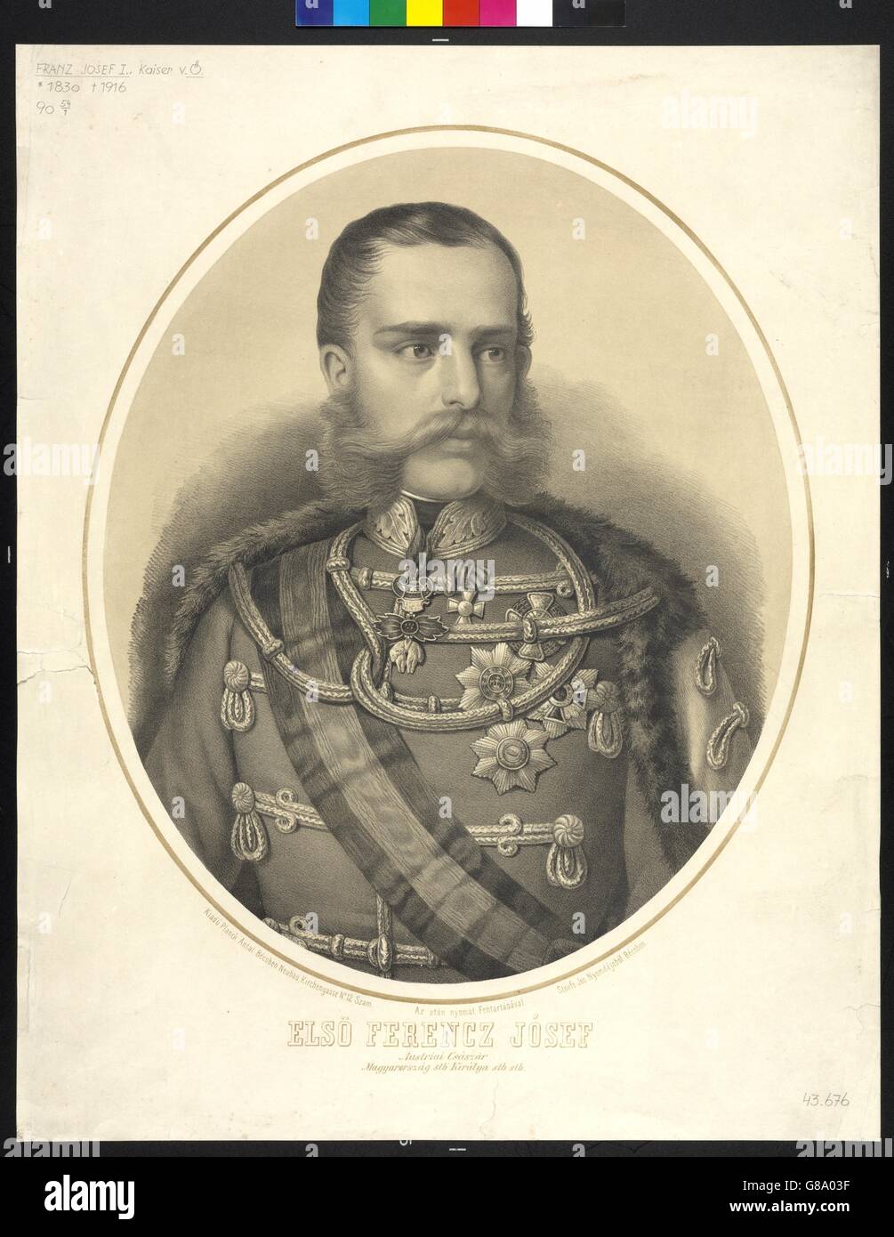 Franz Joseph I., Kaiser von Österreich Banque D'Images