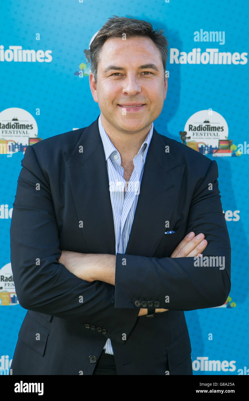 Festival radio Times 2015.David Walliams au Festival radio Times on the Green au Hampton court Palace de Londres. Banque D'Images