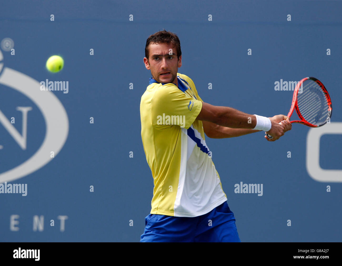 Marin Cilic, CRO, tournoi du Grand Chelem de tennis de l'ITF, U.S. Open 2011, l'USTA Billie Jean King National Tennis Center Banque D'Images