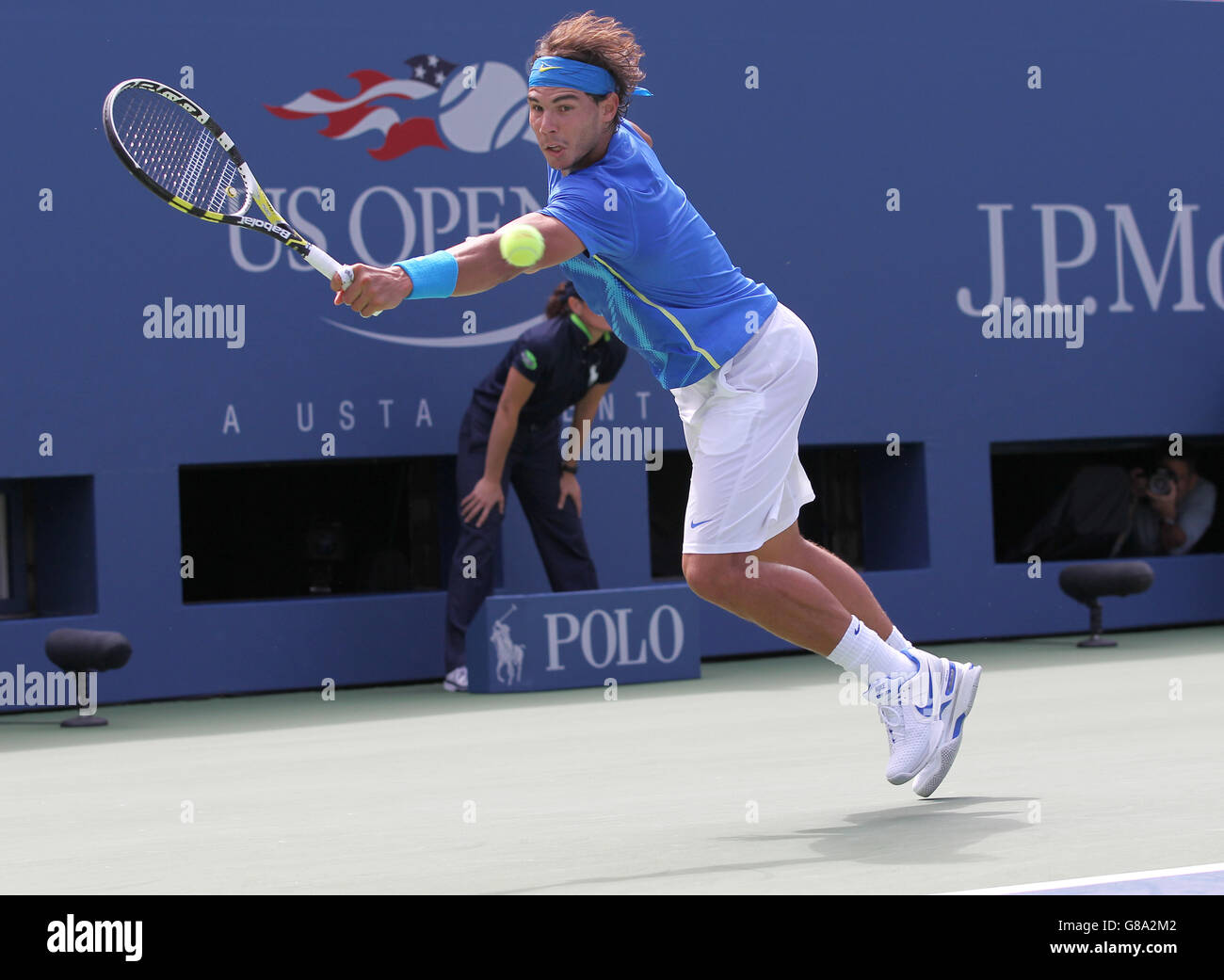 Rafael Nadal, ESP, tournoi du Grand Chelem de tennis de l'ITF, U.S. Open 2011, l'USTA Billie Jean King National Tennis Center Banque D'Images