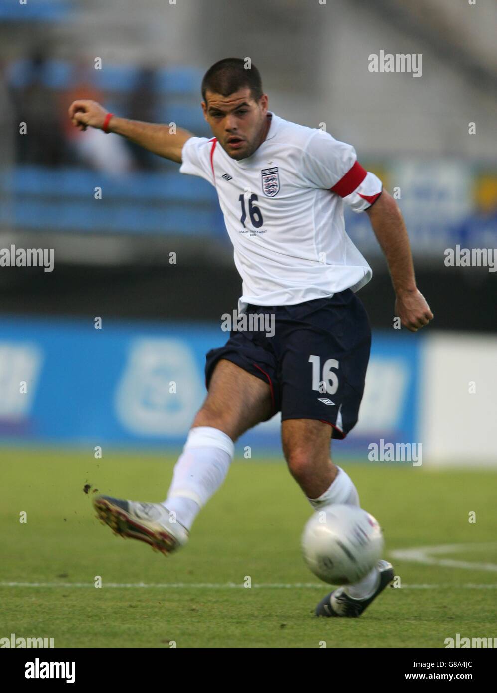 Soccer - tournoi de Toulon 2005 - Groupe B - Angleterre v Tunisie - Stade Mayol Banque D'Images