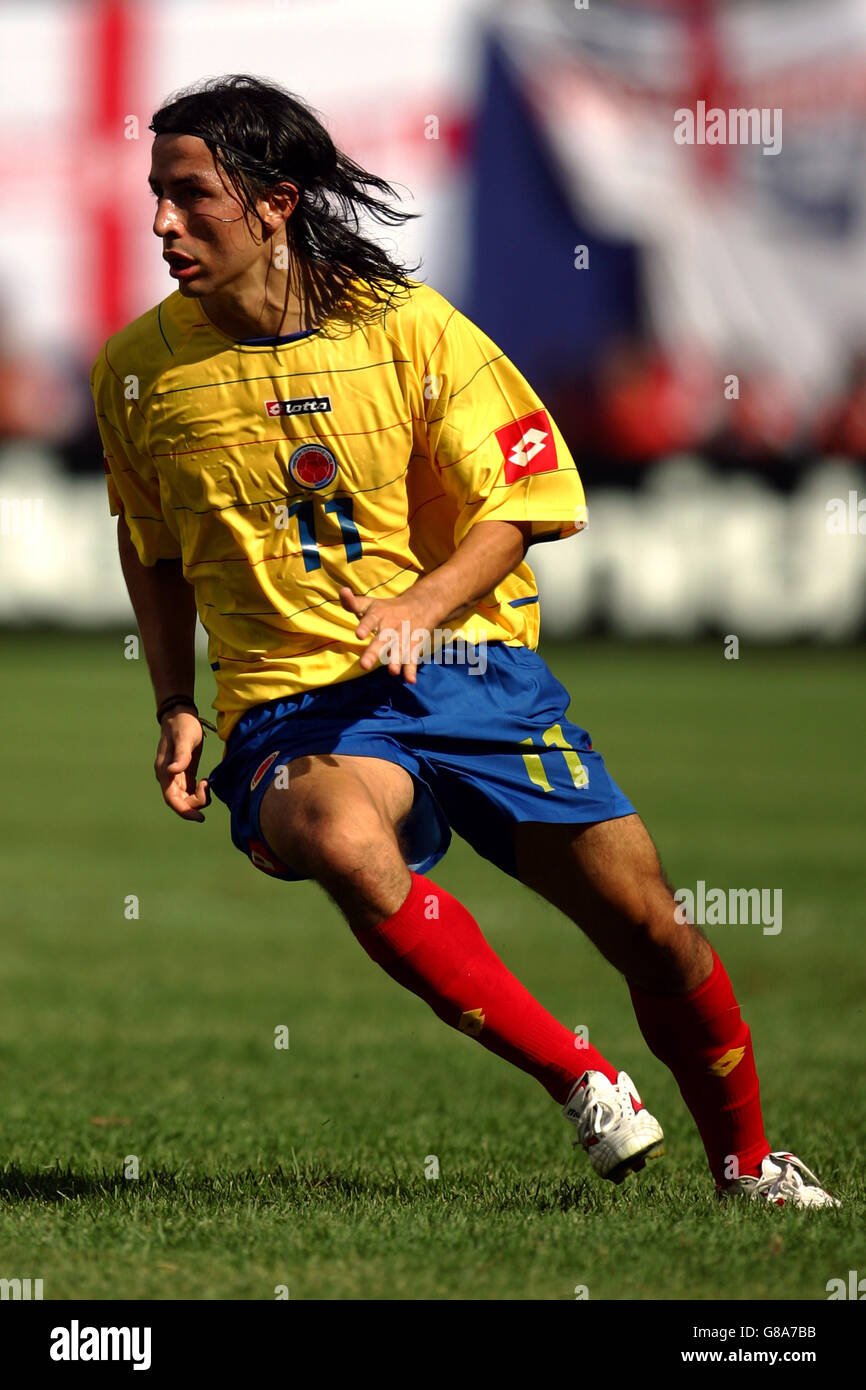 Football - International friendly - Colombie / Angleterre - Giants Stadium.Elkin Soto, Colombie Banque D'Images