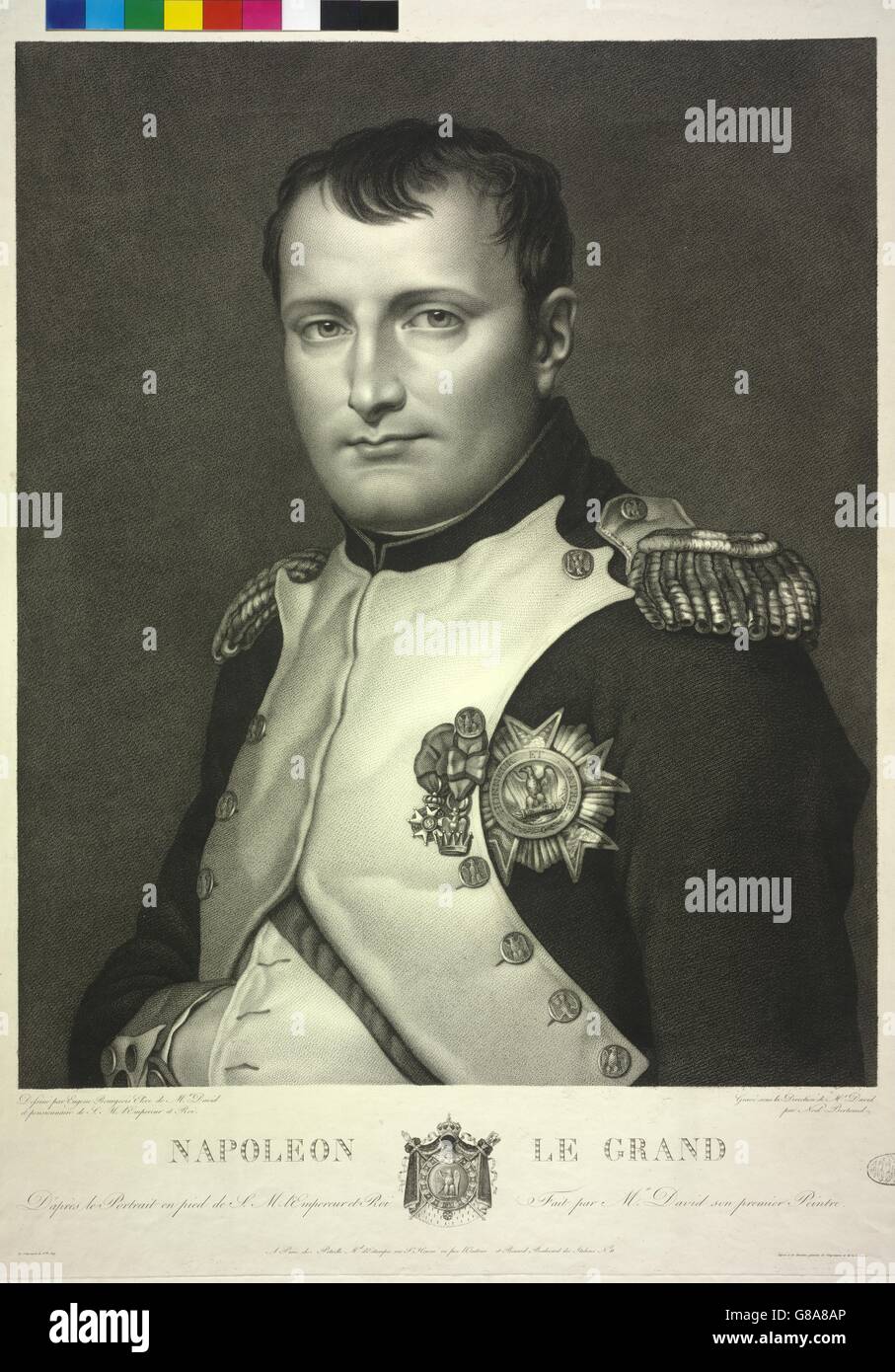 I. Napoléon Bonaparte, Kaiser der Franzosen Banque D'Images