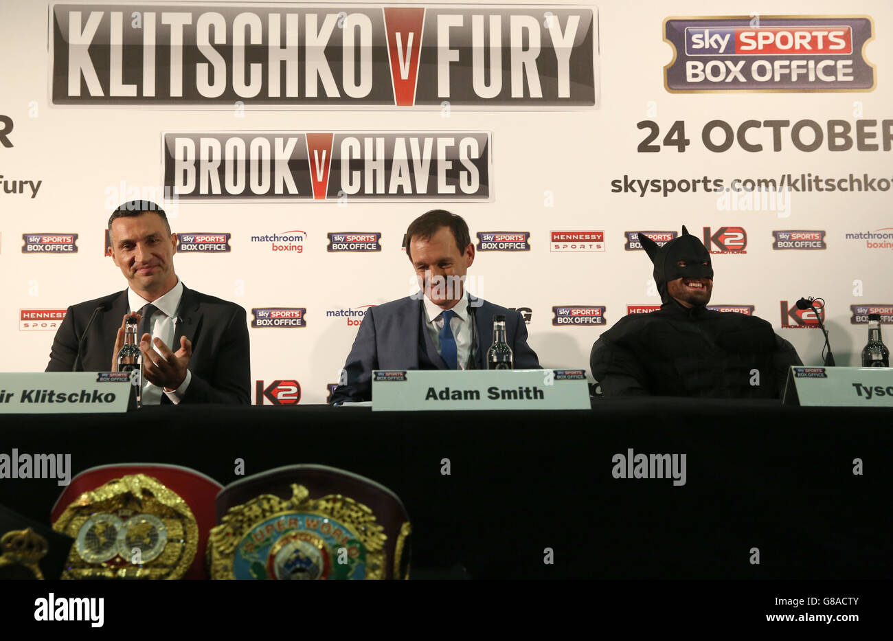 Boxe - Wladimir Klitschko v Tyson Fury Conférence de presse - Hilton Syon Park Banque D'Images