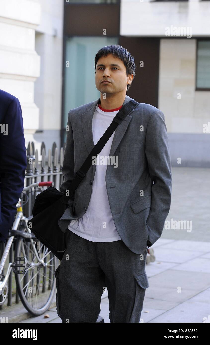 Navinder Singh Sarao quitte le tribunal des magistrats de Westminster après une audience d'extradition alors que le Trader financier est accusé d'avoir contribué à déclencher un krach boursier. Banque D'Images