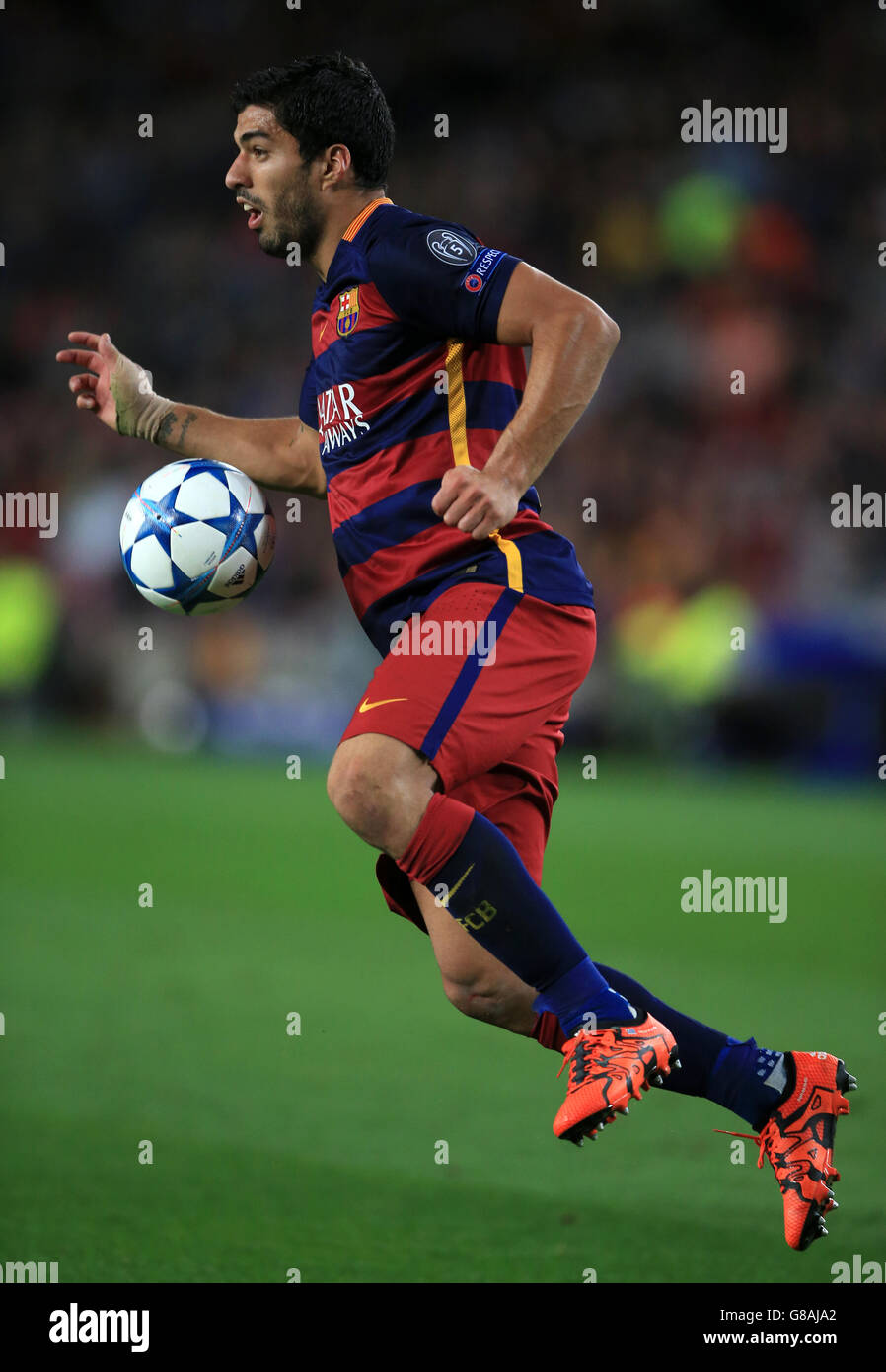 Football - Ligue des Champions - Groupe E - v de Barcelone Camp Nou - Bayer Leverkusen Banque D'Images