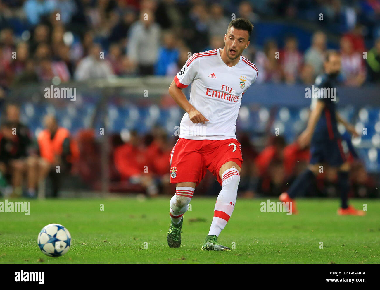 Football - Ligue des Champions - Groupe C - l'Atletico Madrid v SL Benfica - Vicente Calderon Banque D'Images