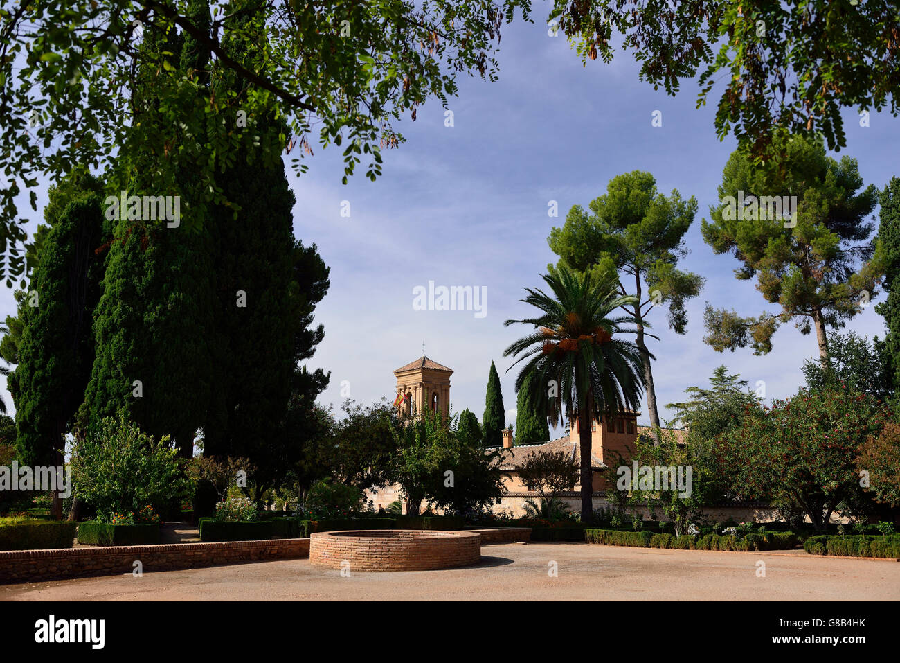 Couvent de San Francisco, à l'Alhambra, Grenade, Andalousie, Espagne Banque D'Images
