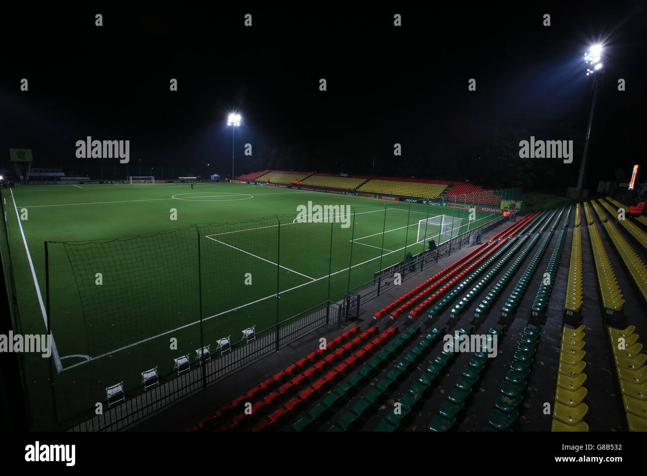 Football - Championnat d'Europe de l'UEFA qualification - Groupe E - Lituanie / Angleterre - Stade LFF.Vue générale du stade LFF avant le match de qualification de l'UEFA au stade LFF, Vilnius, Lituanie. Banque D'Images