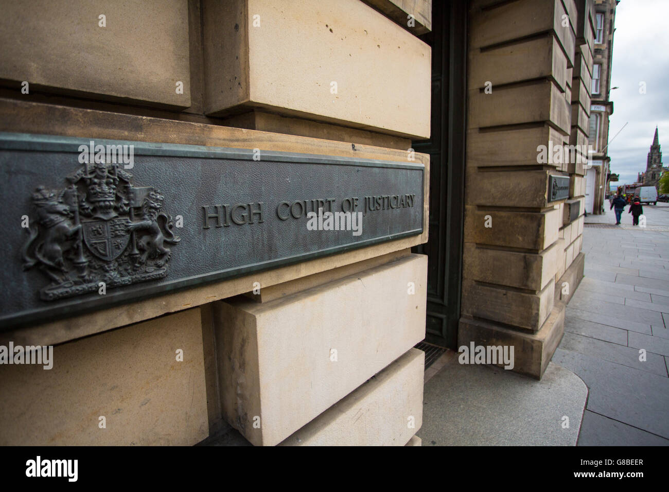 Le bâtiment de la Haute Cour à Édimbourg Banque D'Images