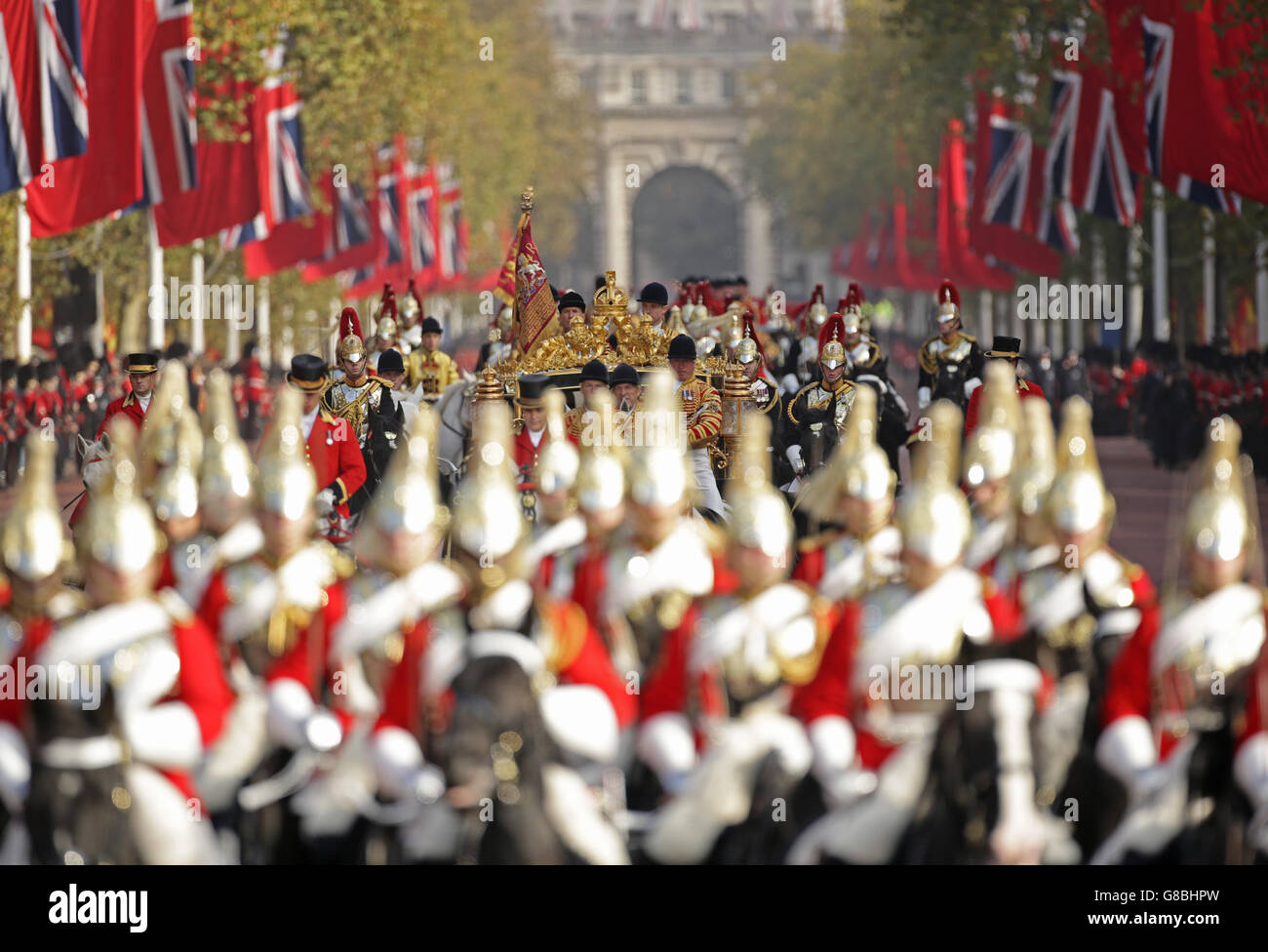 Le président chinois visite d'État - le premier jour Banque D'Images