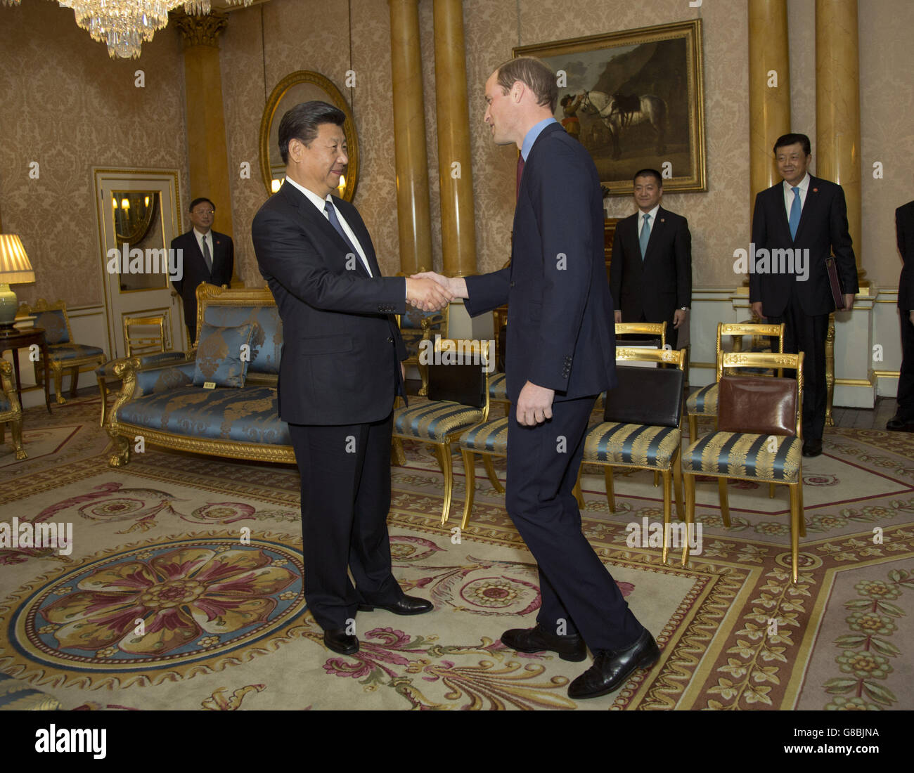 Le président chinois visite d'État - le premier jour Banque D'Images