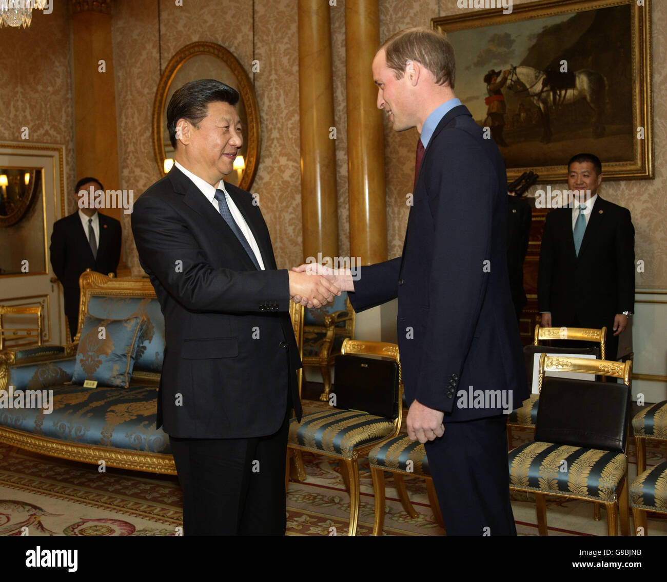 Le président chinois visite d'État - le premier jour Banque D'Images
