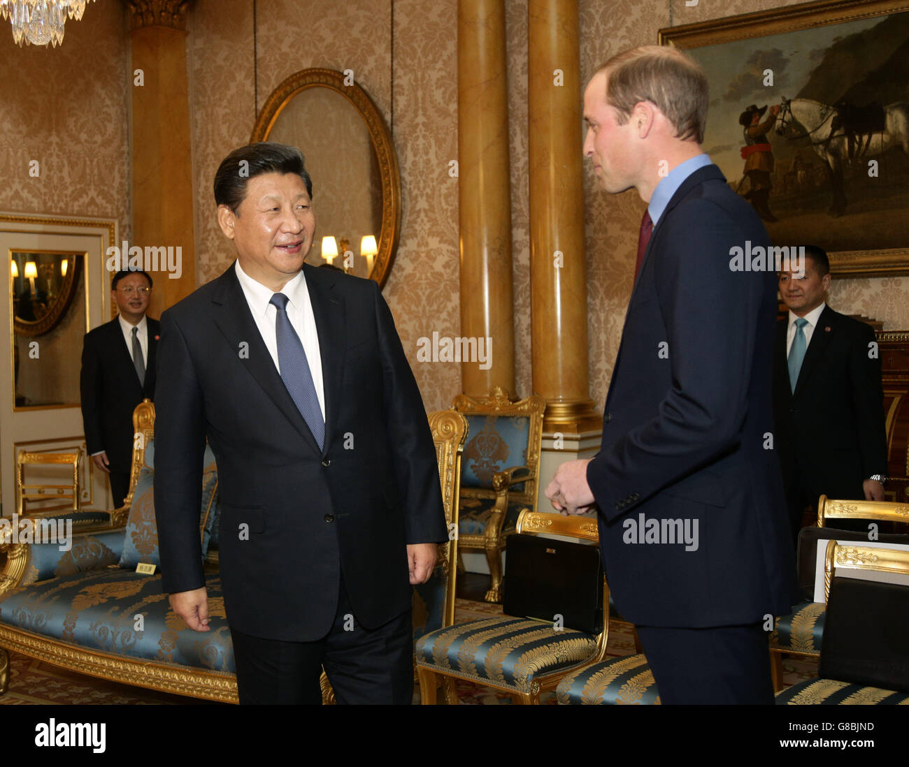 Le président chinois visite d'État - le premier jour Banque D'Images