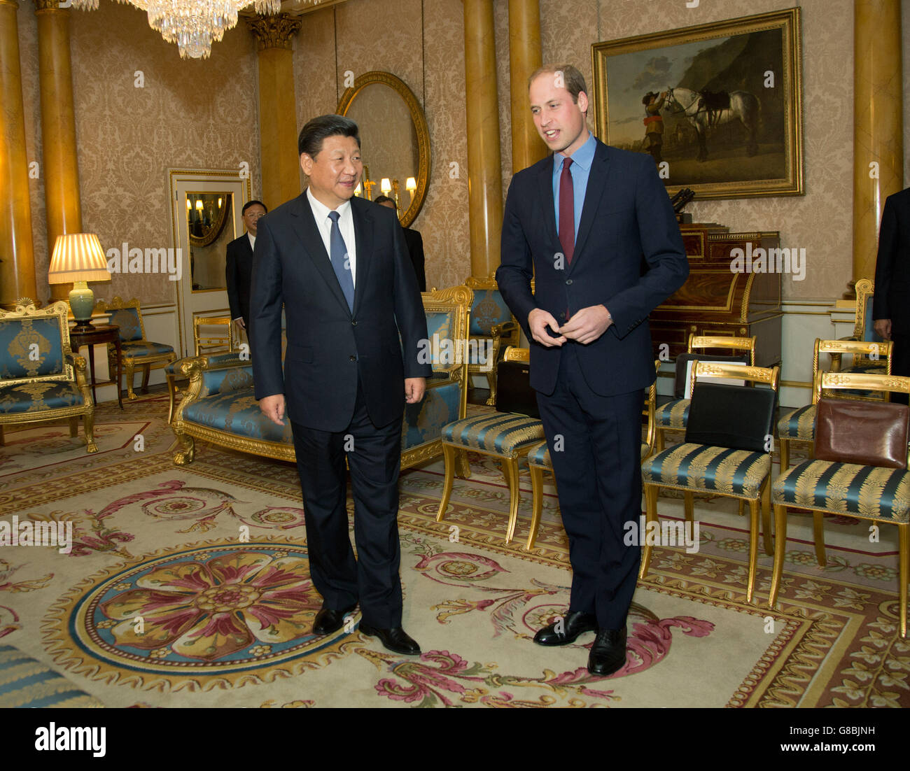 Le président chinois visite d'État - le premier jour Banque D'Images