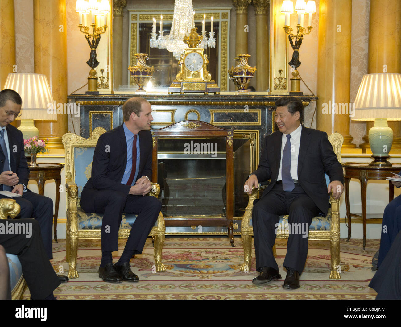 Le président chinois visite d'État - le premier jour Banque D'Images
