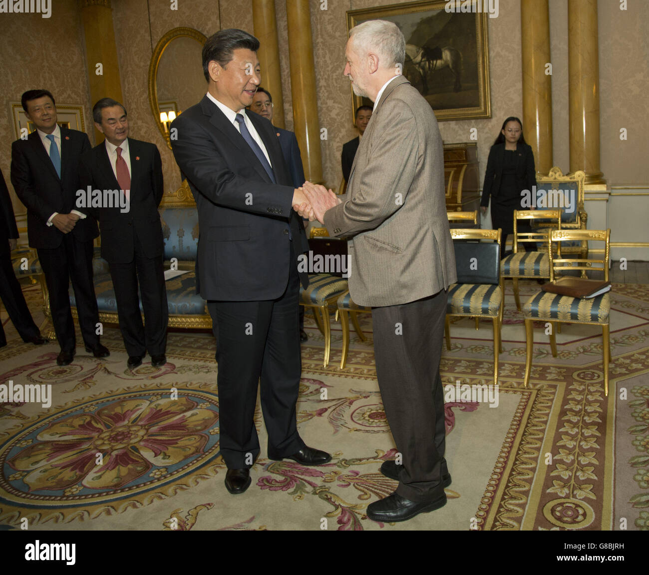 S République de Chine, M. Xi Jinping, le premier jour de la visite d'État du Président au Royaume-Uni. Banque D'Images