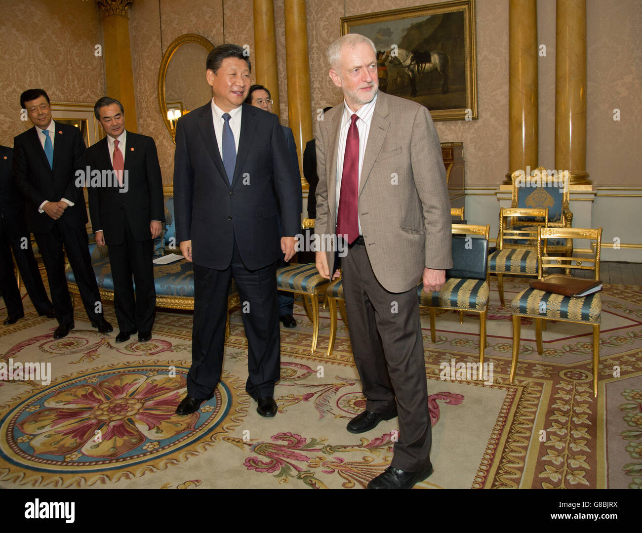 Le président chinois visite d'État - le premier jour Banque D'Images
