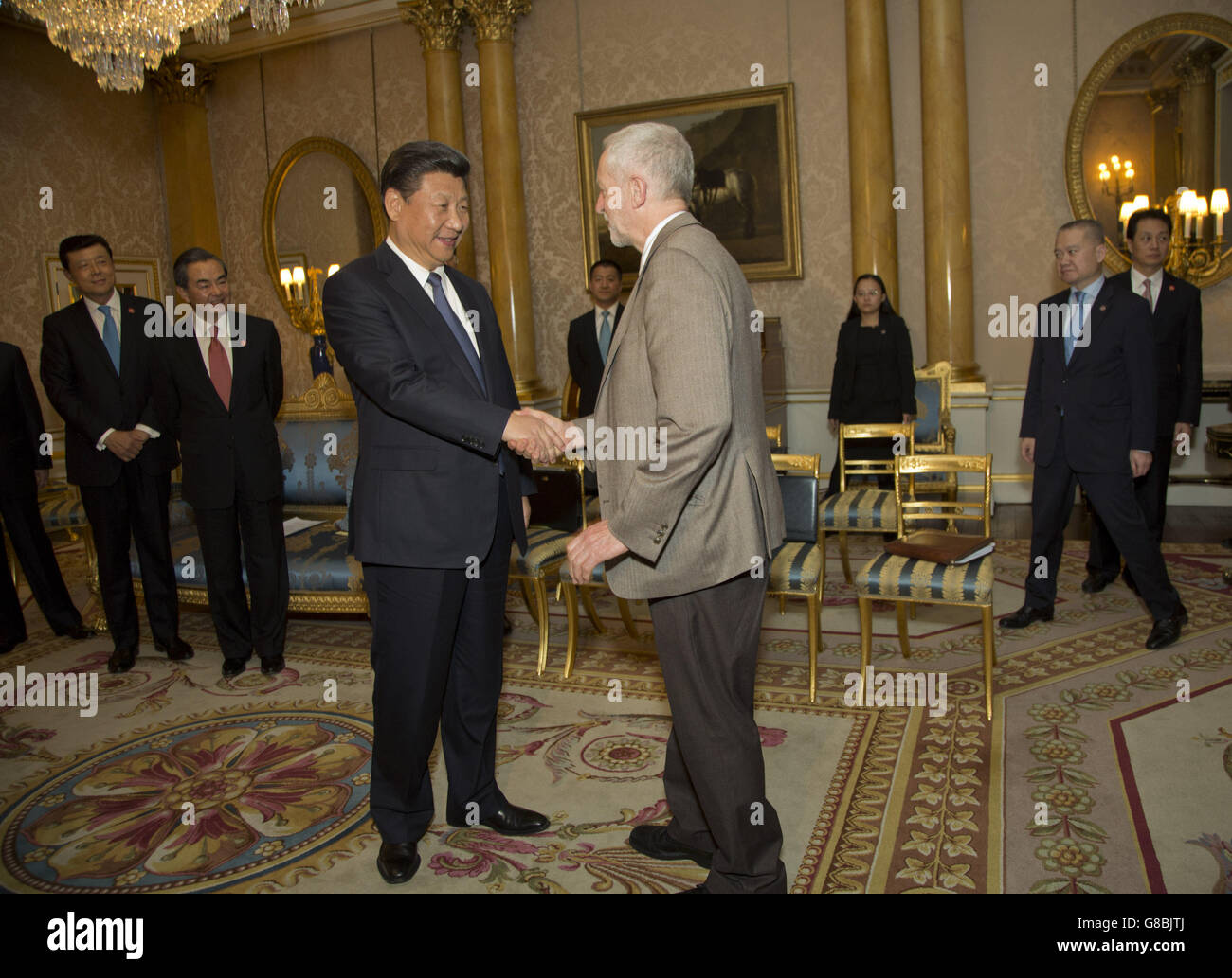 Le président chinois visite d'État - le premier jour Banque D'Images