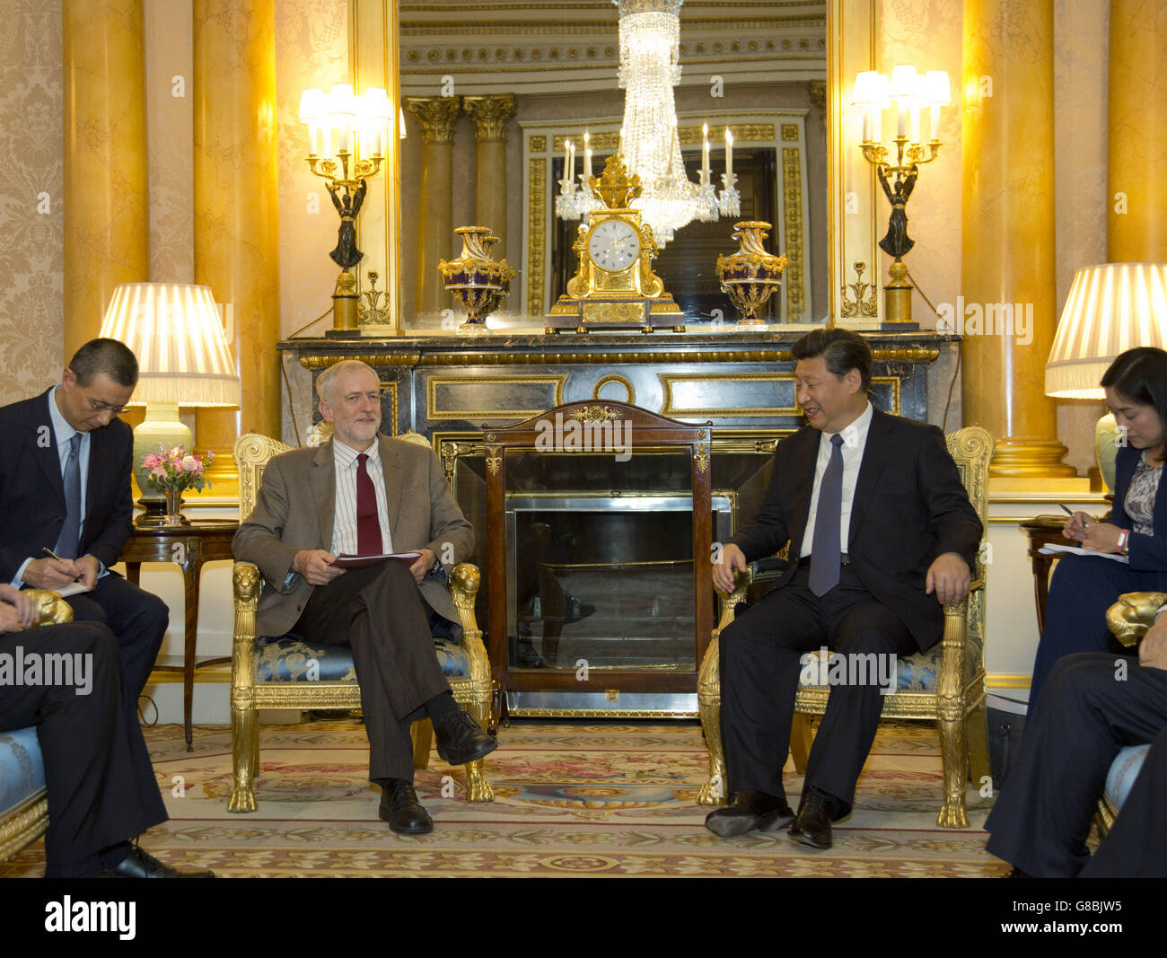 Le président chinois visite d'État - le premier jour Banque D'Images