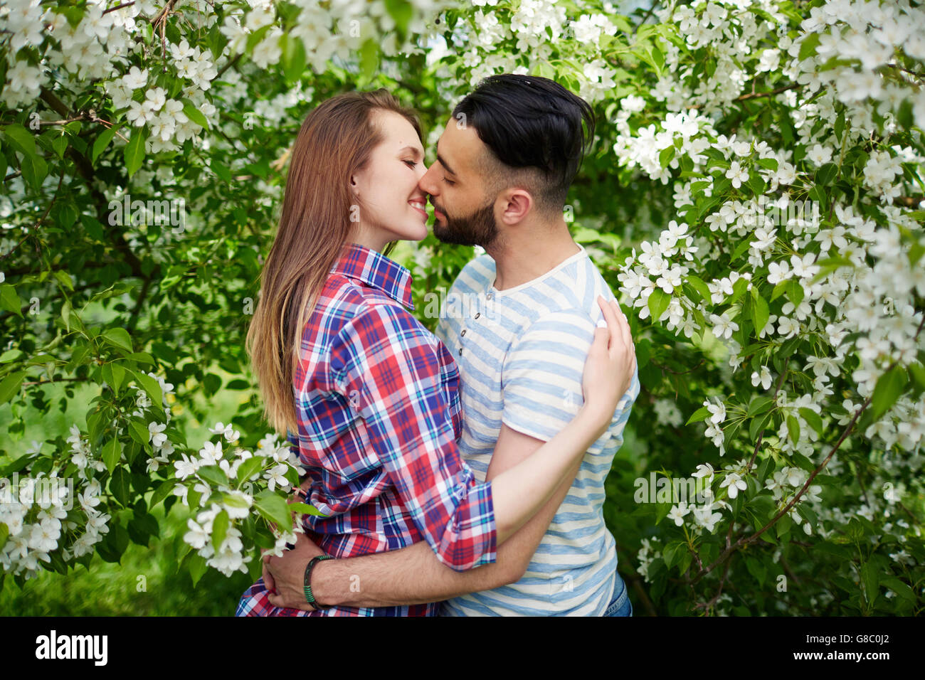 L’amour en fleurs Banque D'Images