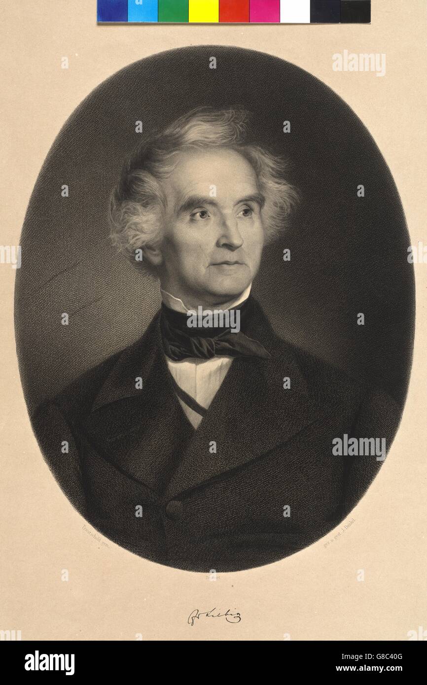 Justus Liebig, Freiherr von Banque D'Images