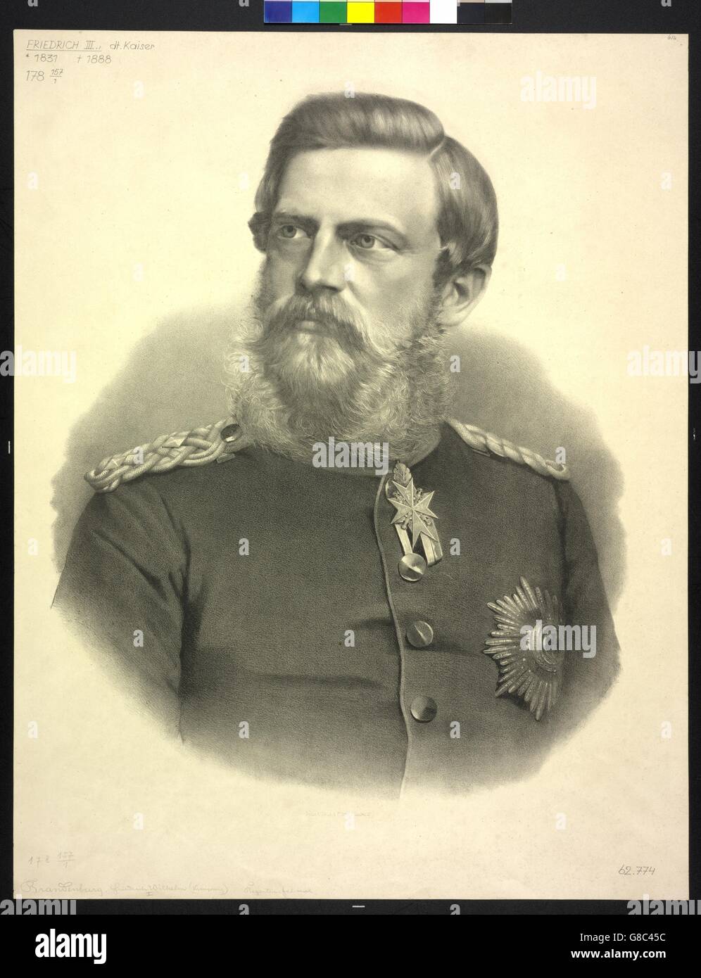 Friedrich III., Deutscher Kaiser und König von Preußen Banque D'Images