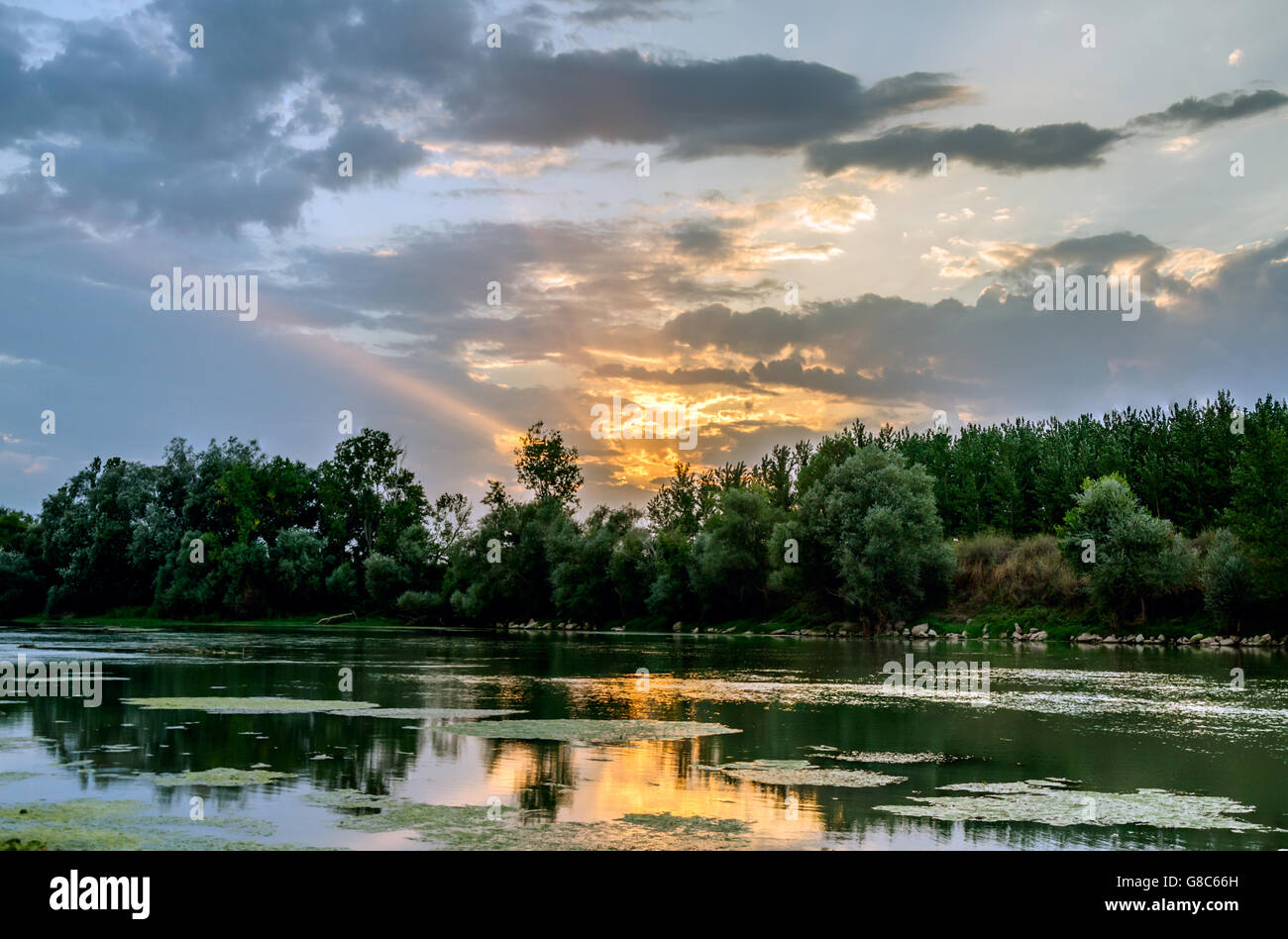 L'espagnol Ebro - Navarrae Banque D'Images
