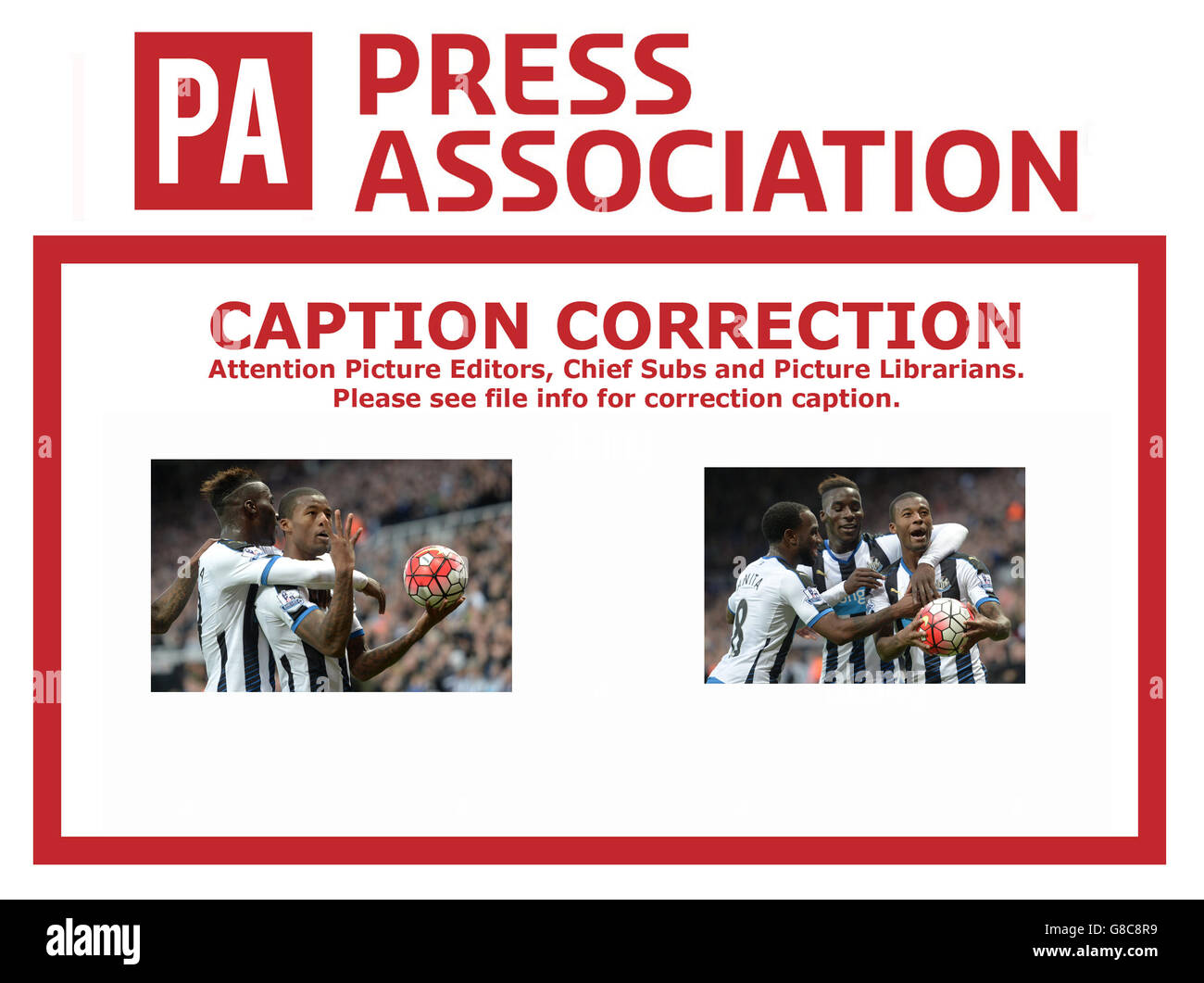 Soccer - Barclays Premier League - v Newcastle United Norwich City - St James' Park Banque D'Images