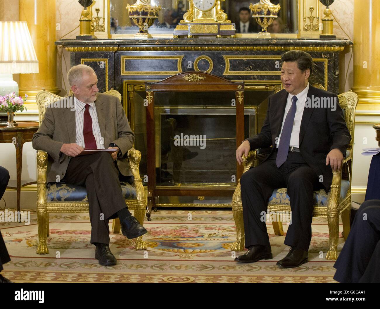 Le président chinois visite d'État - le premier jour Banque D'Images