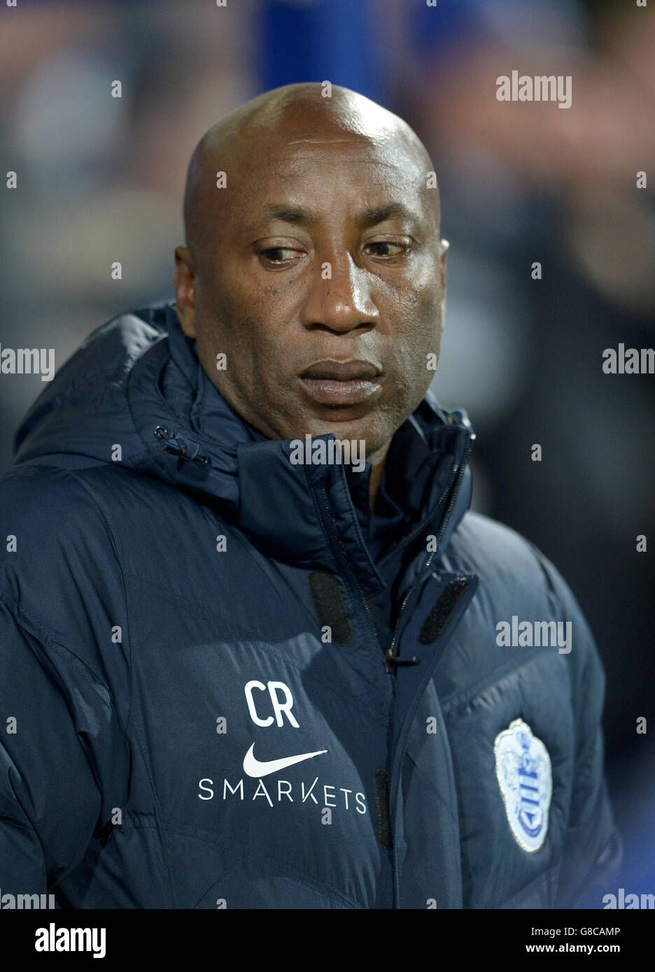 Football - Championnat Sky Bet - Queens Park Rangers v Sheffield Wednesday - Loftus Road.Chris Ramsey, responsable QPR, lors du match de championnat Sky Bet League à Loftus Road, Londres. Banque D'Images