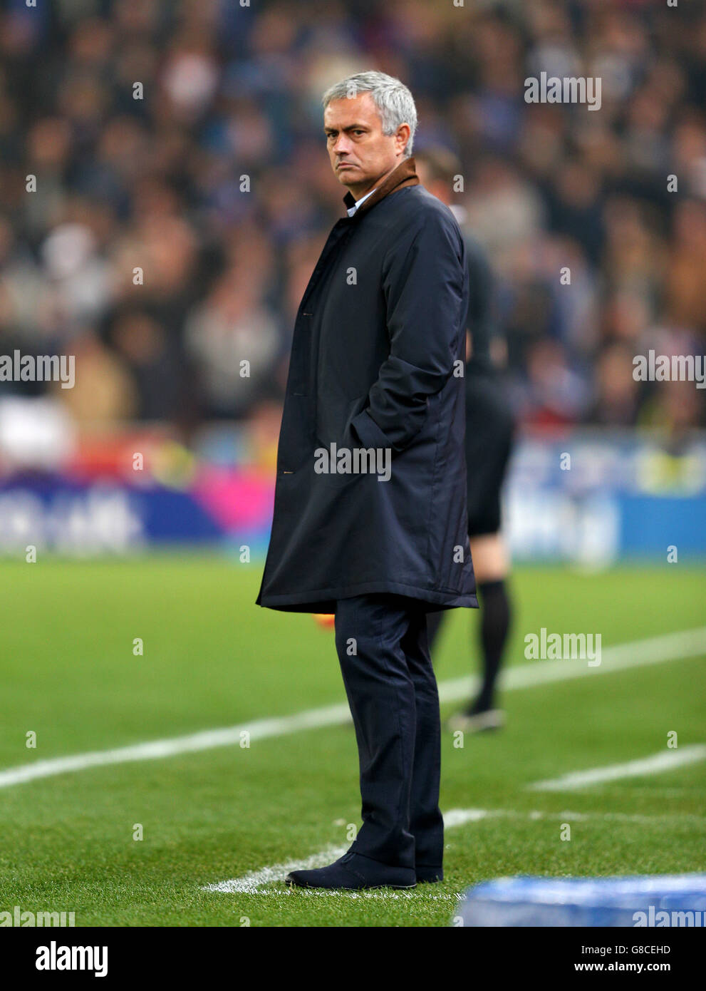 Football - Capital One Cup - quatrième tour - Stoke City / Chelsea - Britannia Stadium.Jose Mourinho, directeur de Chelsea, lors de la coupe Capital One, quatrième tour au stade Britannia, Stoke-upon-Trent. Banque D'Images