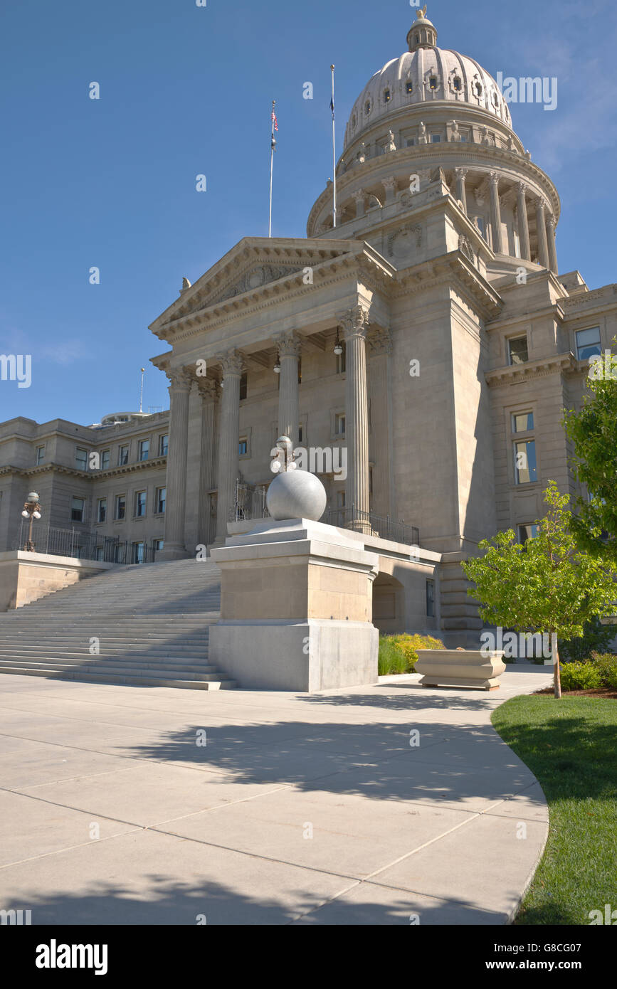 Boise Idaho State Capitol building au centre-ville de Boise. Banque D'Images