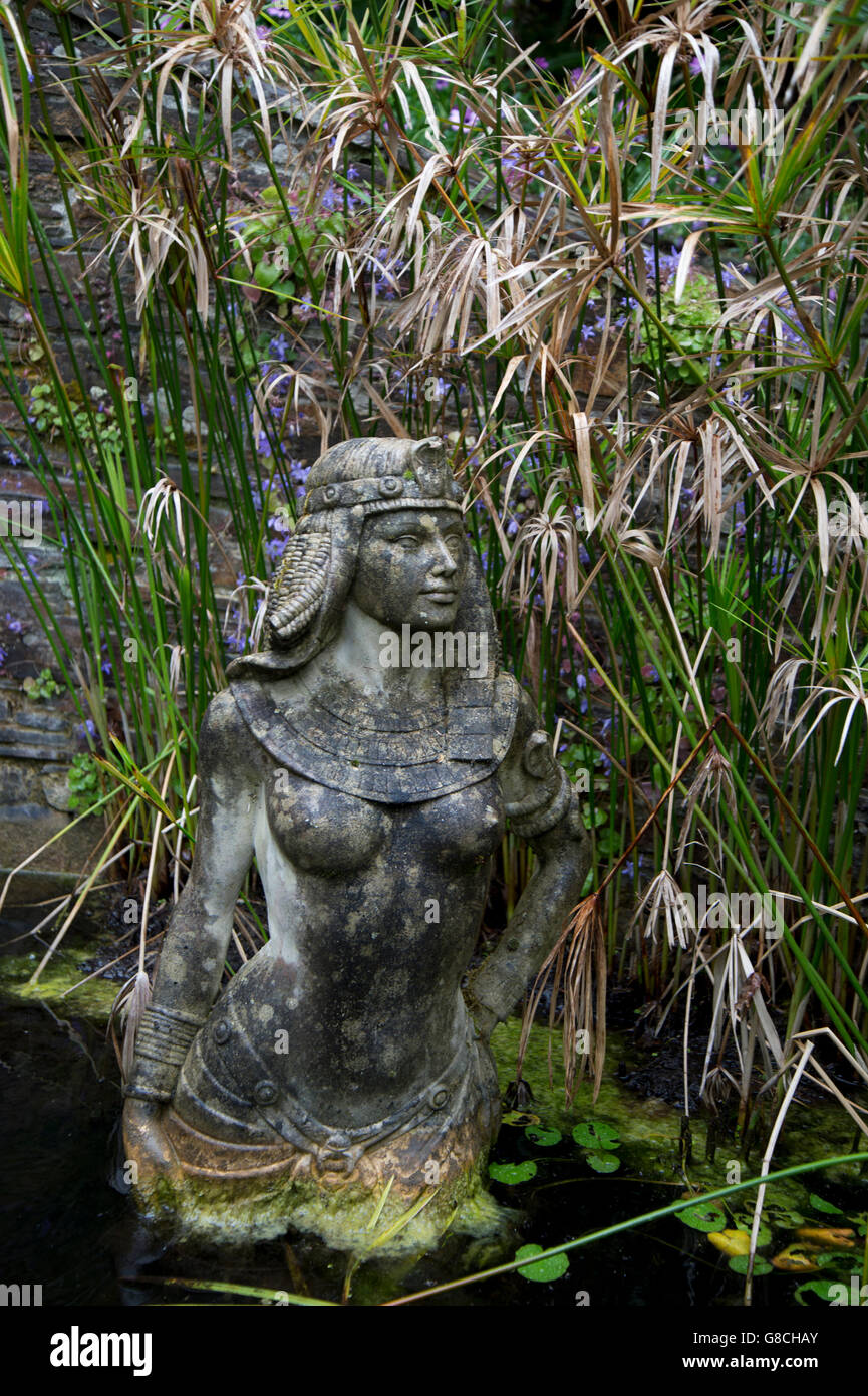 Cornwall juin 2016 Lamorran House Garden Banque D'Images