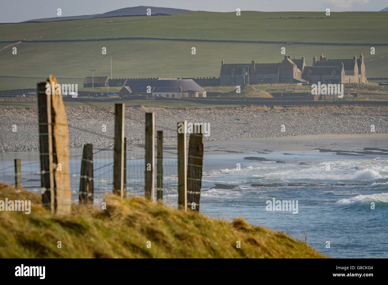 Baie de Skaill, Orkney Banque D'Images