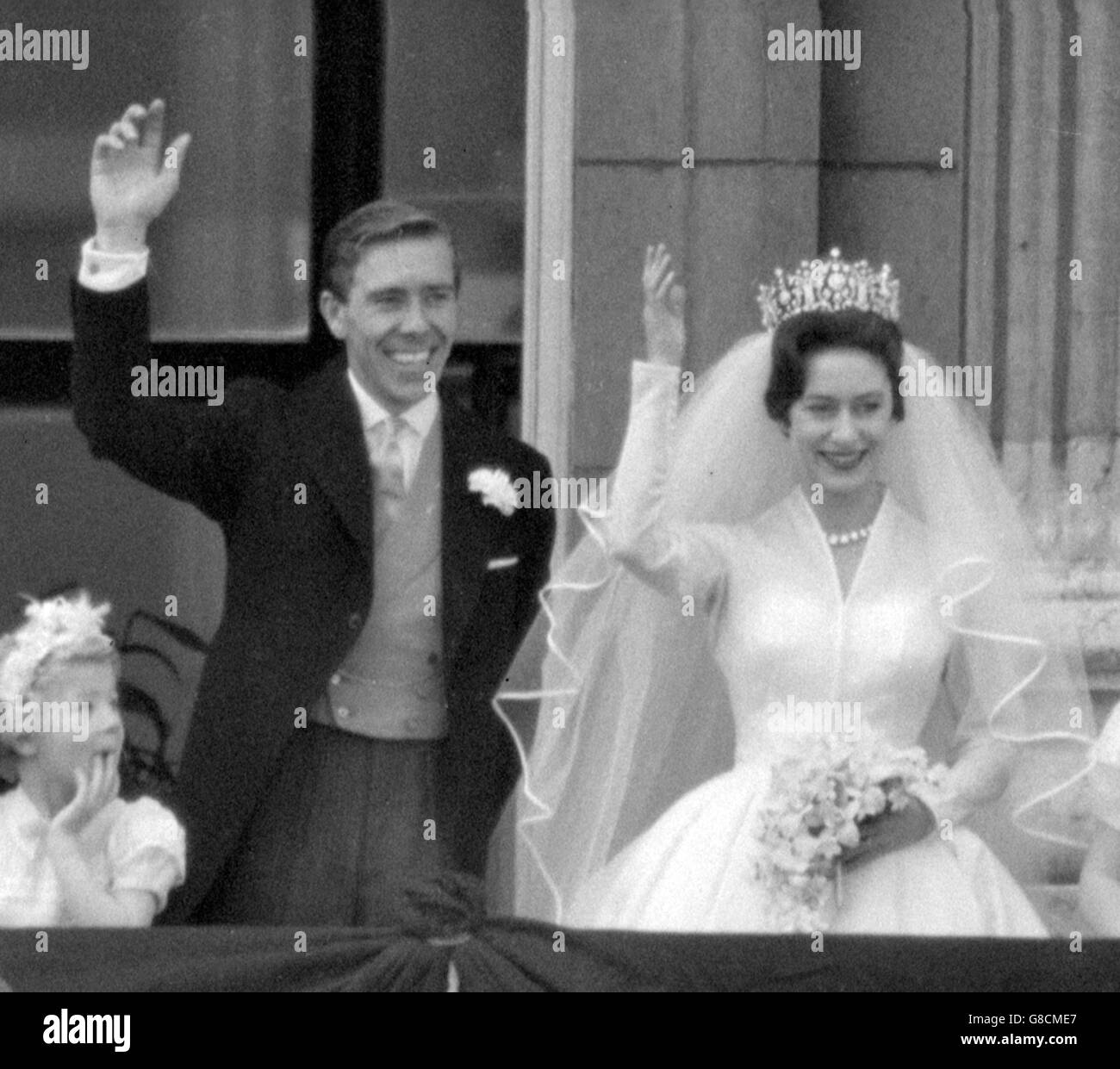 Image - Princess Margaret et Antony Armstrong-Jones Mariage - Londres Banque D'Images