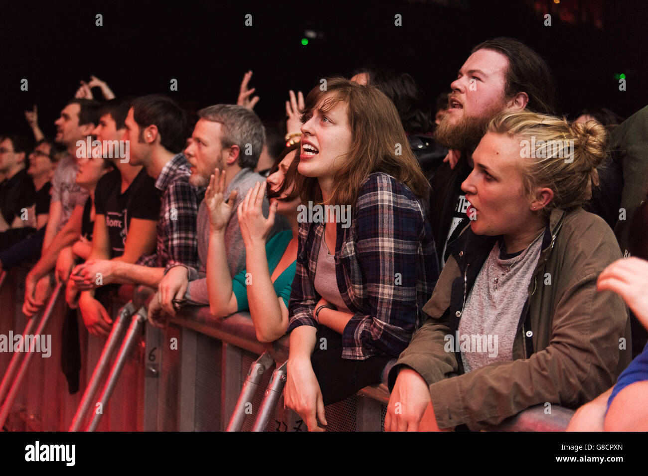 Avenir de la gauche fans au Electric Ballroom de Londres. 21 avril 2016. Banque D'Images